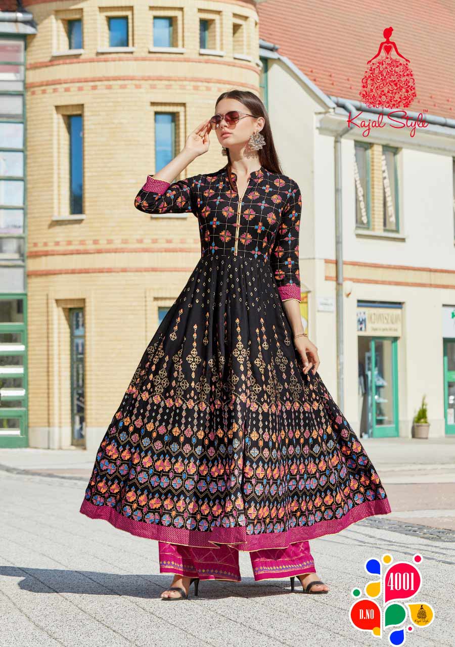 Fashion Colorbar Vol-4 Kajal Style Pal Print Long Kurti Fashion Colorbar Vol-4 Kajal Style Pal Print Long Kurti